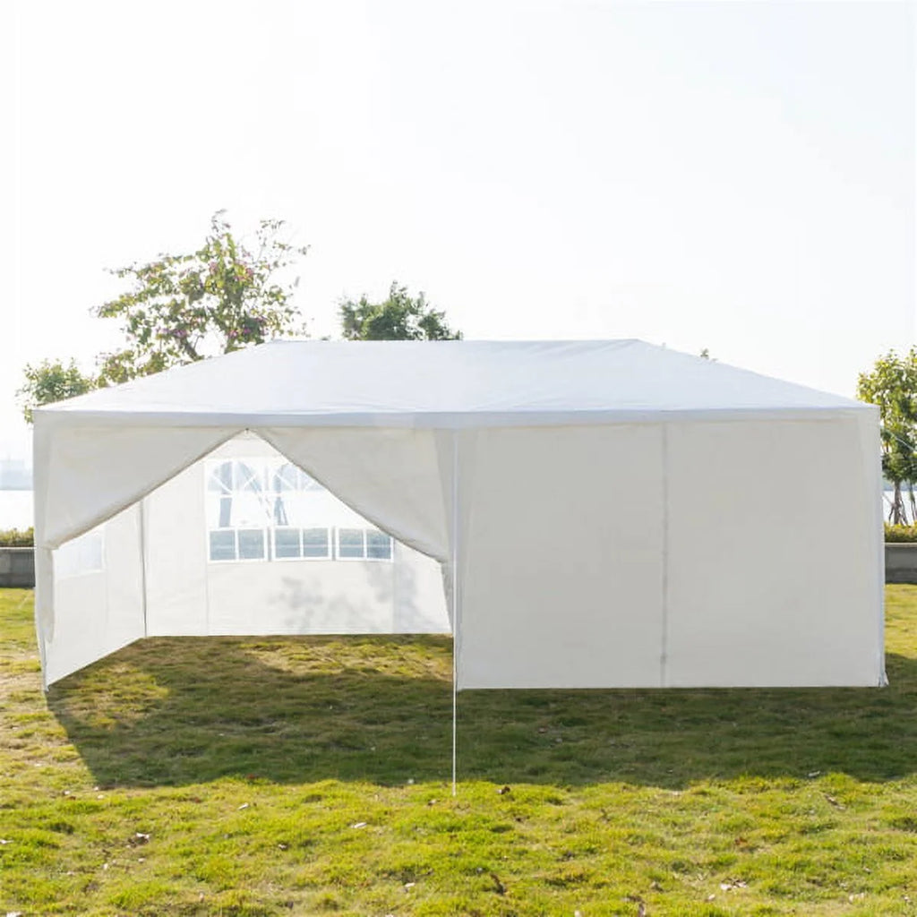 10x30ft White Canopy Tent with 7 Removable Sidewalls R819