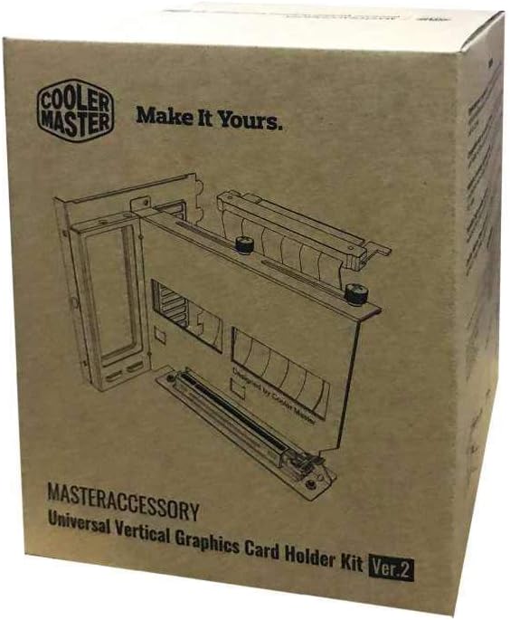 Vertical Graphics Card Holder Kit with 6.5in Riser Cable K1207
