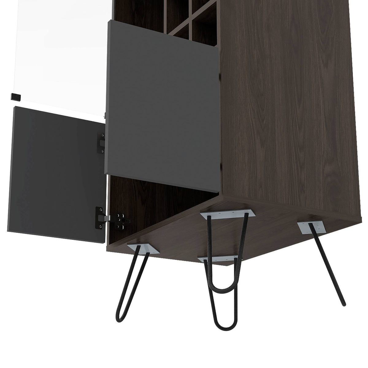 Brown Bar Cabinet N713335