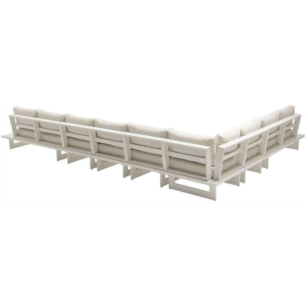 Cream Water Resisting Outdoor Modular Sectional W682