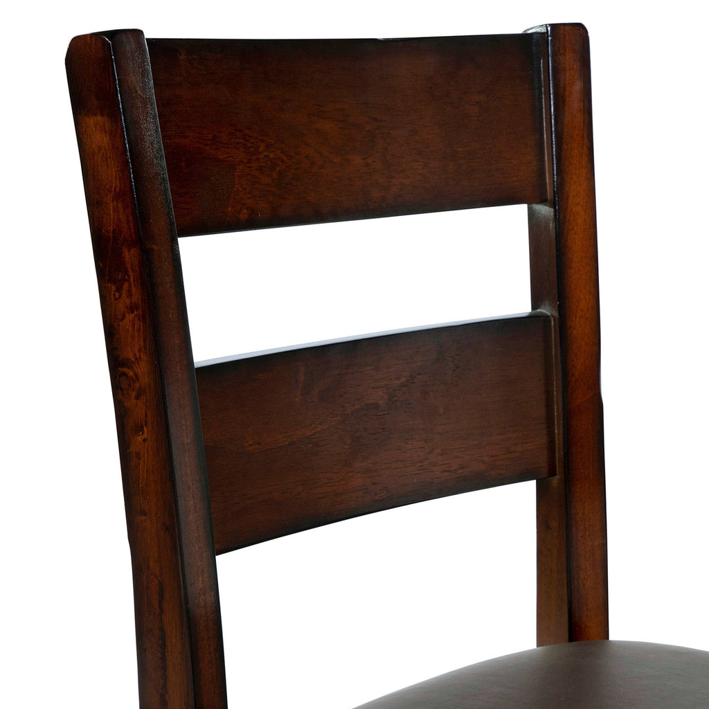 Rustic Cherry Counter Chairs (Set of 2) J732961
