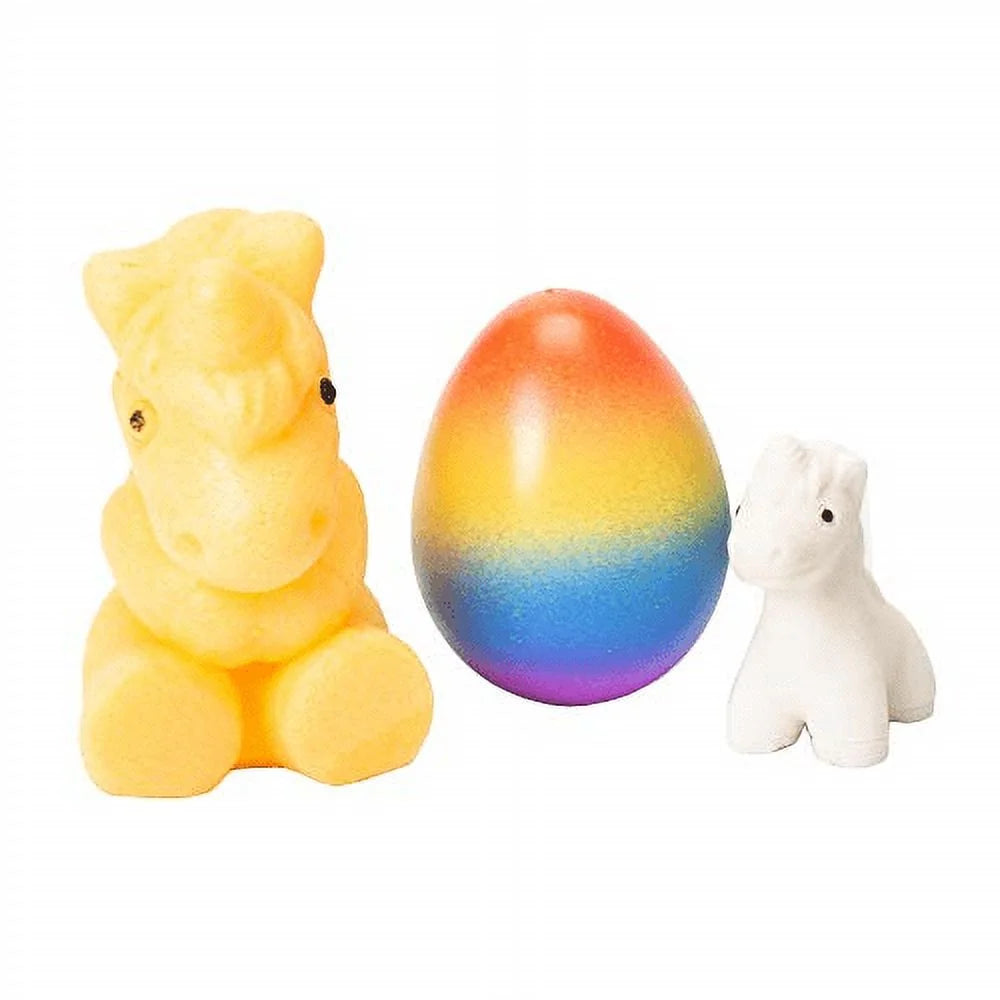 6PC Surprise Growing Unicorn Hatching Rainbow Egg Kids Toys R461