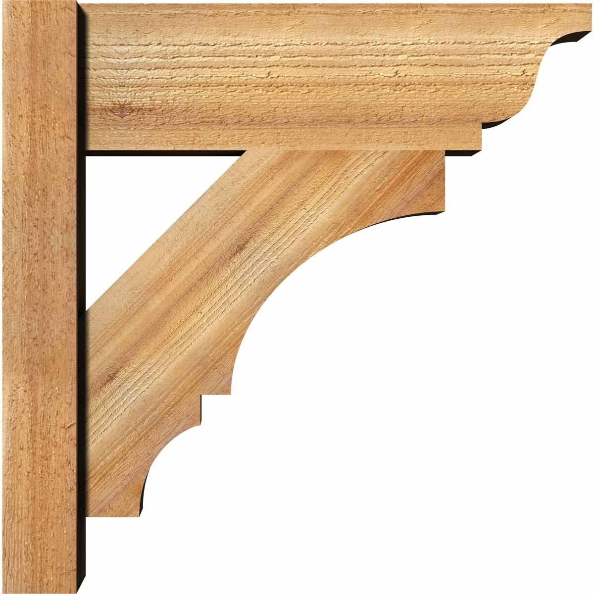 8x22W x 22x22D x 34x22H Balboa Rough Sawn Traditional Outlooker J6612