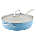 Blue Velvet Hard Anodized Nonstick Saute Pan with Lid Z13077