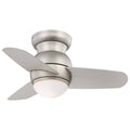Brushed Steel Ceiling Fan with Light Z555