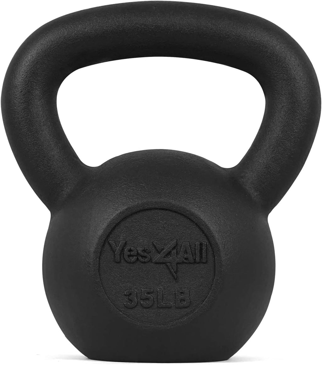 Cast Iron Kettlebell Weights Set, Pack of 2 C624948