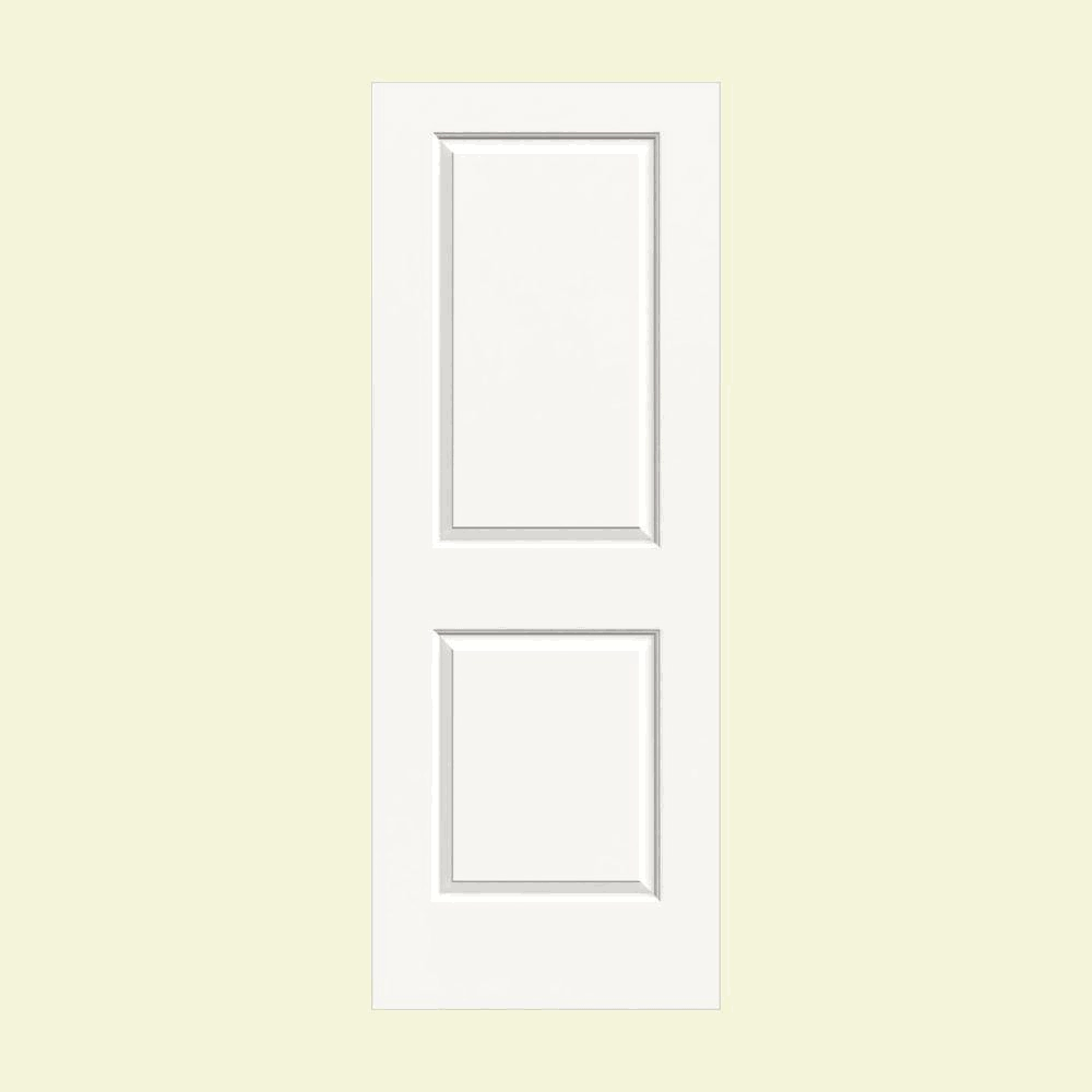 White Painted Smooth Solid Core Molded Composite MDF Interior Door Slab R59948