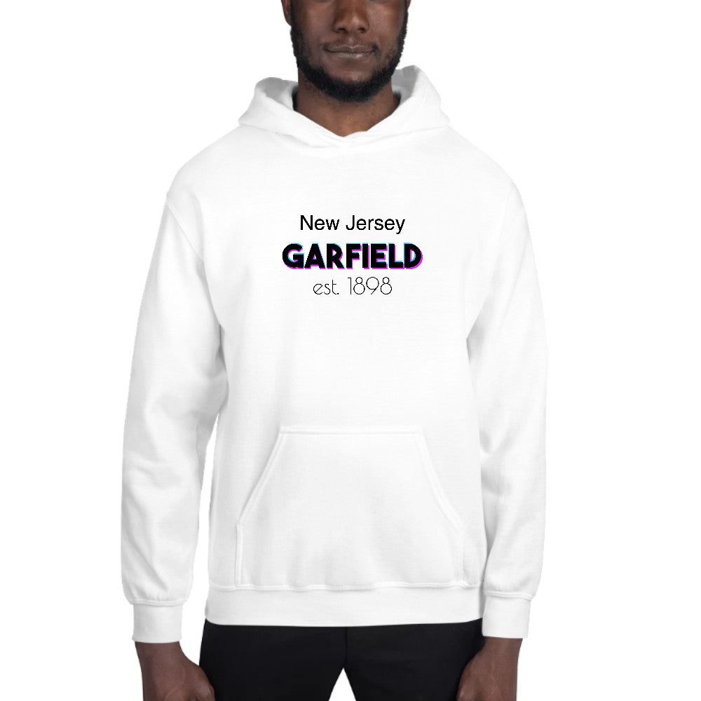 Tri Color Garfield Hoodie Pullover Sweatshirt I6910