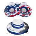 American Flag Inflatable Float & Inflatable Beverage Cooler Float B37098