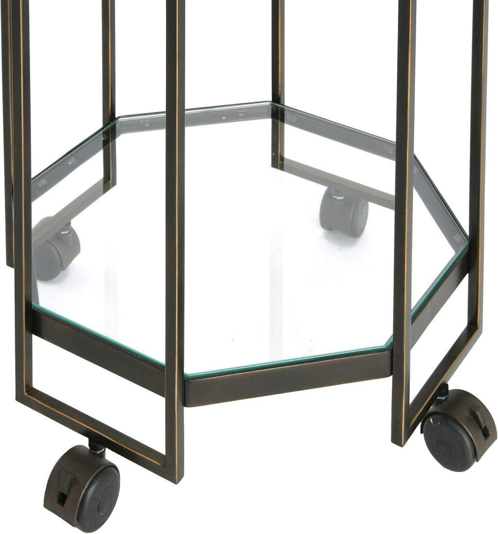 Black Metal Bar Cart Y8315