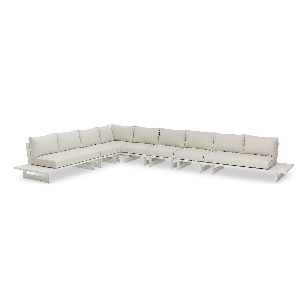 Cream Water Resisting Outdoor Modular Sectional W682