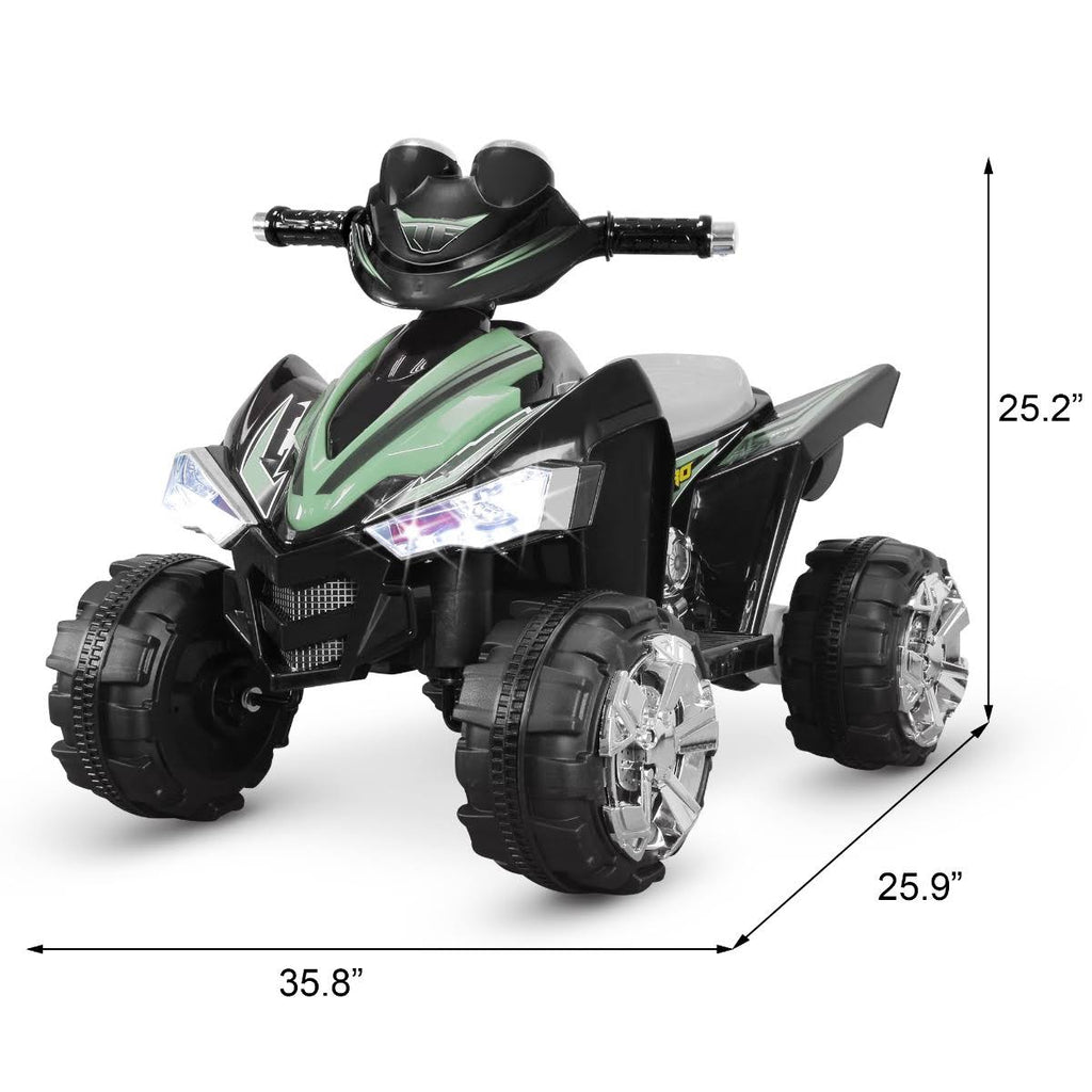 Light Green 12V Battery Powered Electric Ride on ATV Car T2474