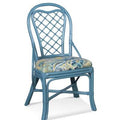 Navy Finish Gray Performance Sile Chair (Set of 2) N672641
