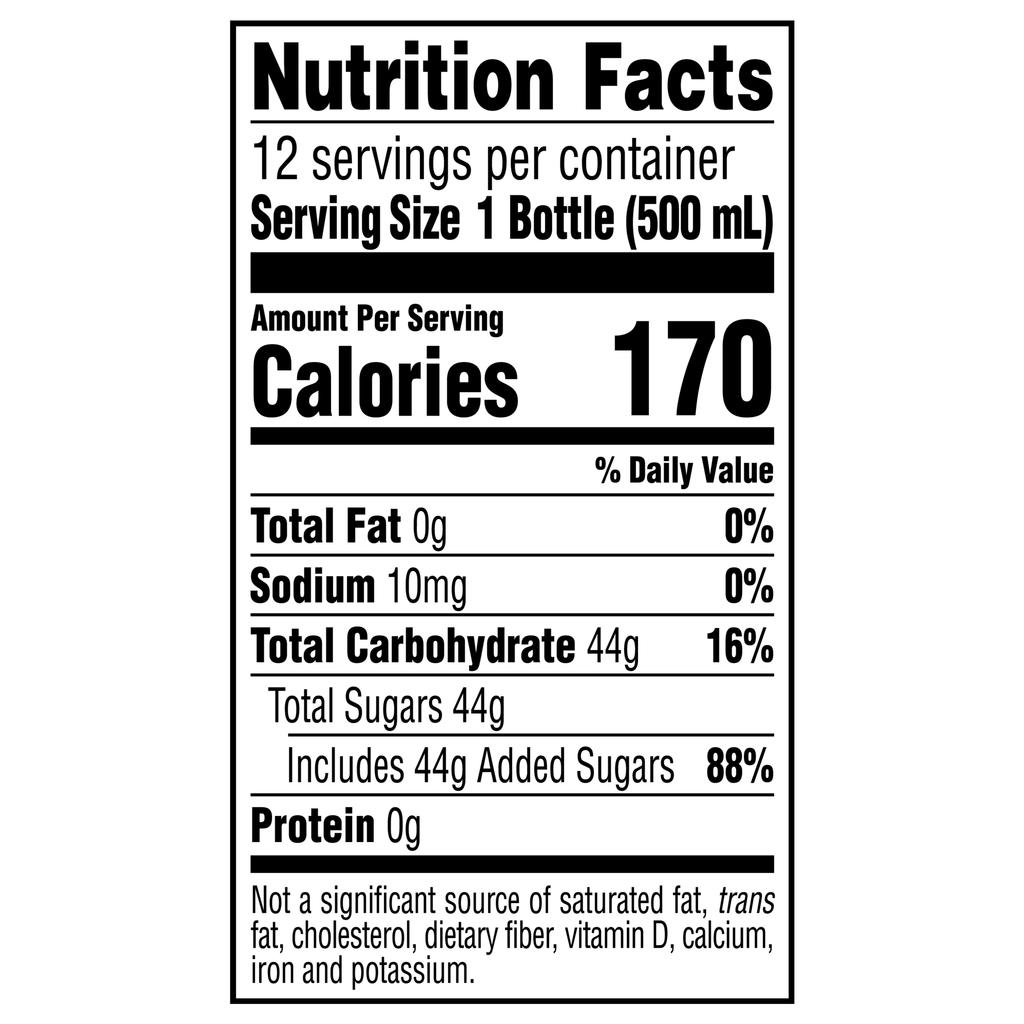 Sweetened Black Tea Bottles, 16.9 fl oz, 12 Pack L12866