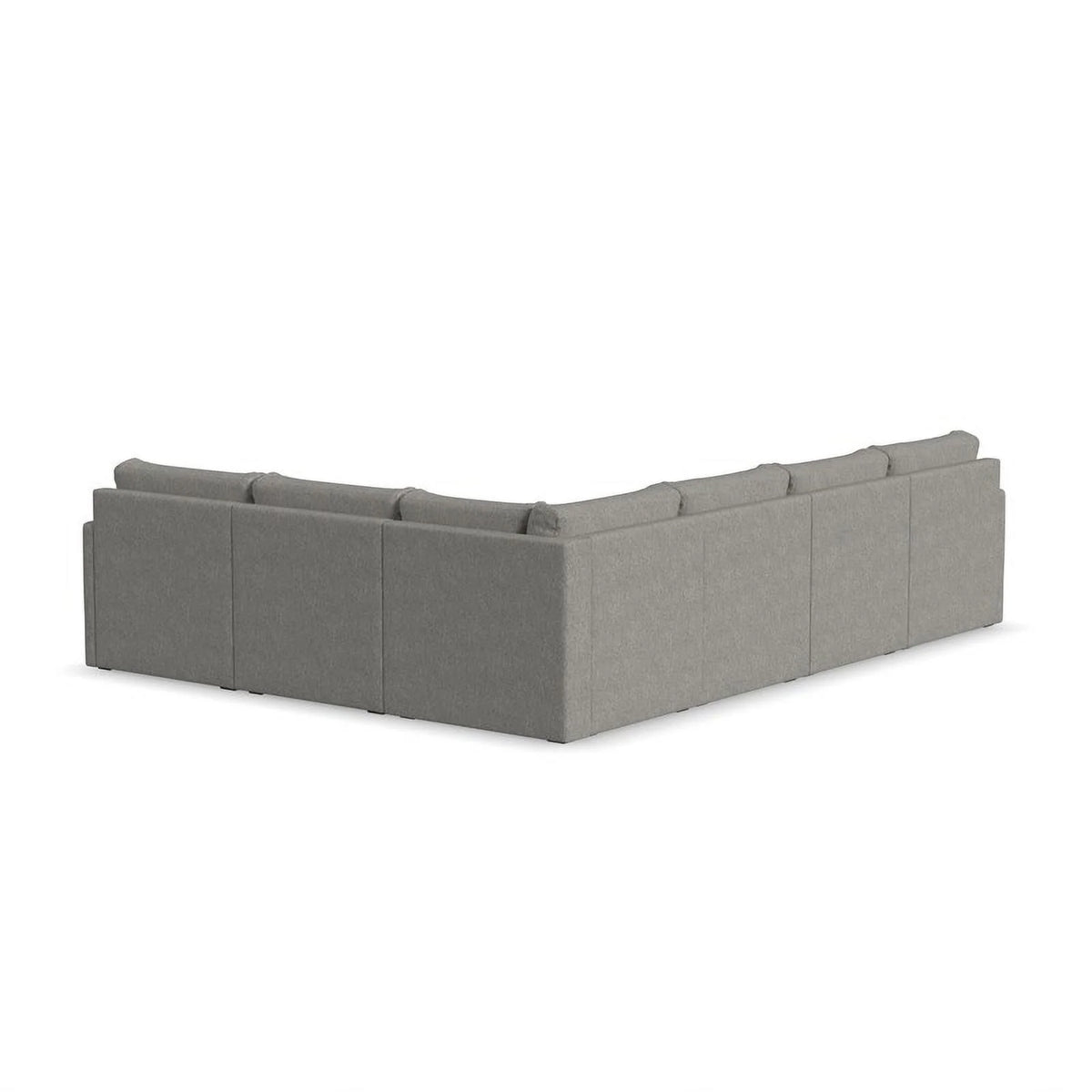 Gray 6 Seat Sectional with Performance Fabric A56521