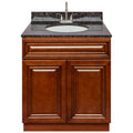 Vanity with Tan Brown Granite Top and Faucet K838780