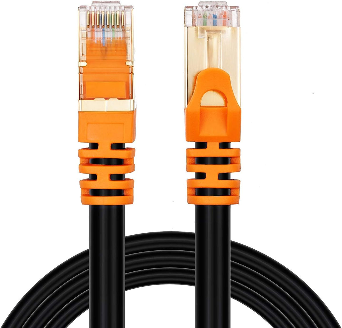 Cat 7 Outdoor Ethernet Cable 200 ft Heavy Duty Double Shielded Waterproof Direct Burial Ethernet Cable Y4886