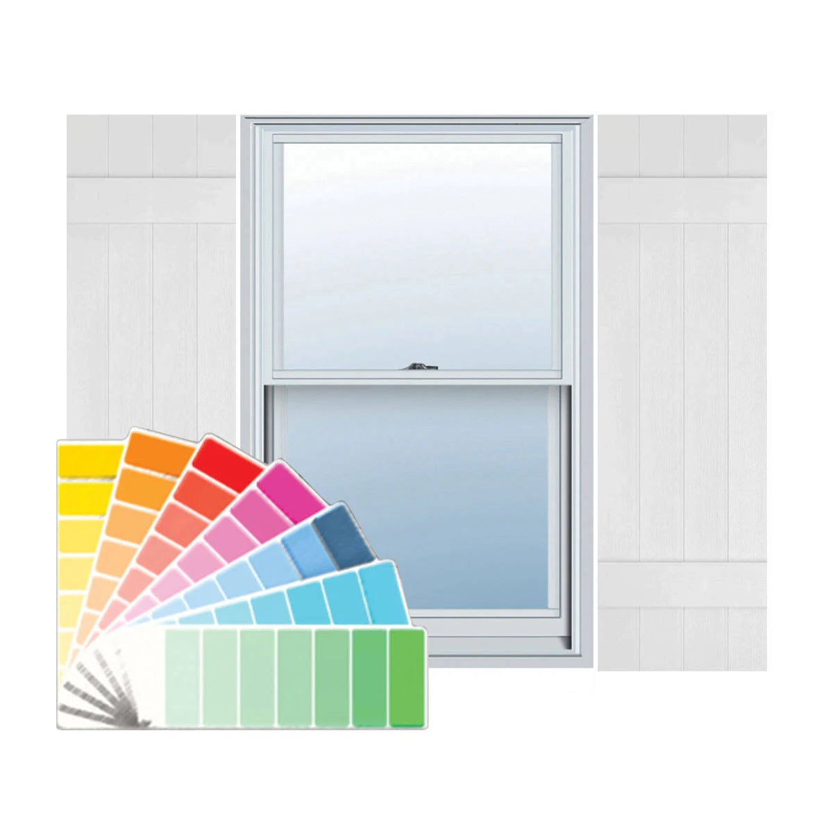 Board-n-Batten Shutters, Per Pair L8591
