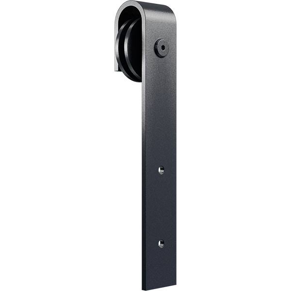Dark Gray Roller Hanger for Barn Door I95768