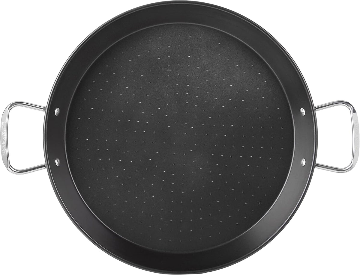 15" Red Non-Stick Paella Pan, Pack of 2 C18090