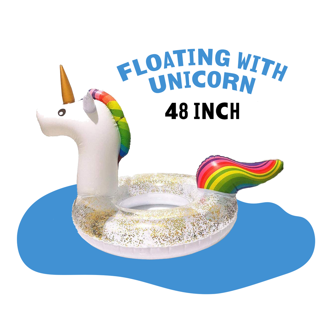 Inflatable Sea Horse Swimming Ring 48 inc F573025