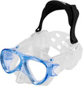 Kids Dive Mask With Ear Covers, Tempered Glass Lens M825029