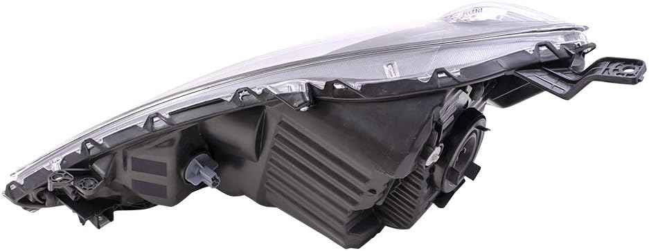 Replacement Driver and Passenger Headlights with Grey Bezels H714055