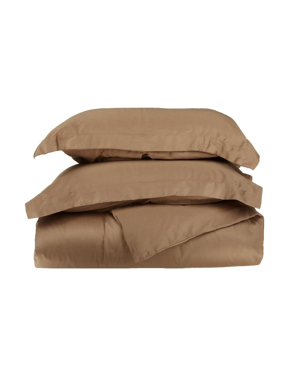 300 Thread Count Cotton Solid Duvet Cover Set King/California King Beige E186