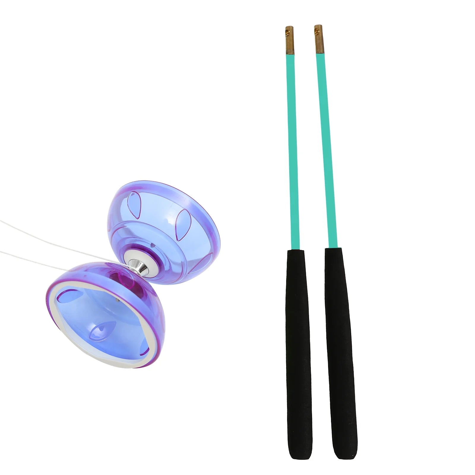 Plastic Diabolo 1 Set Chinese Yoyo Juggling Toy K446