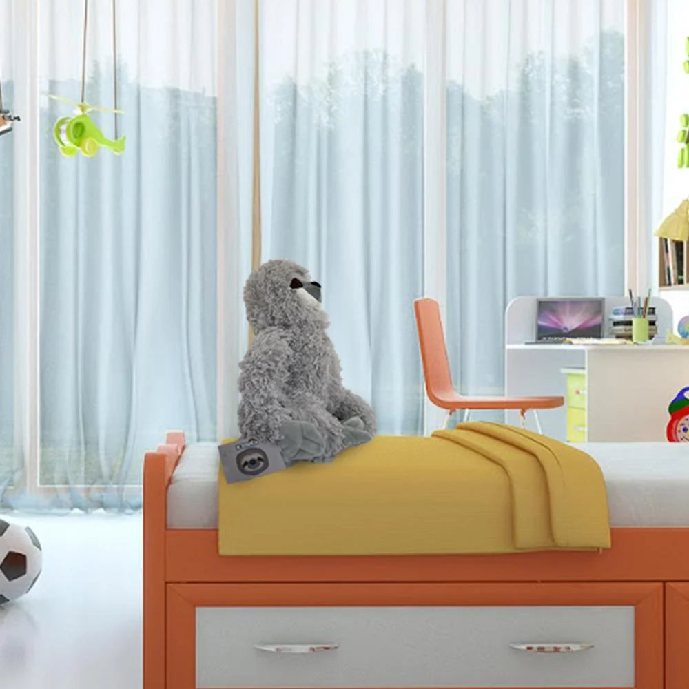 Grey Three Toed Sloth Stuffed Animal Plush Toy, 13 inches B9909