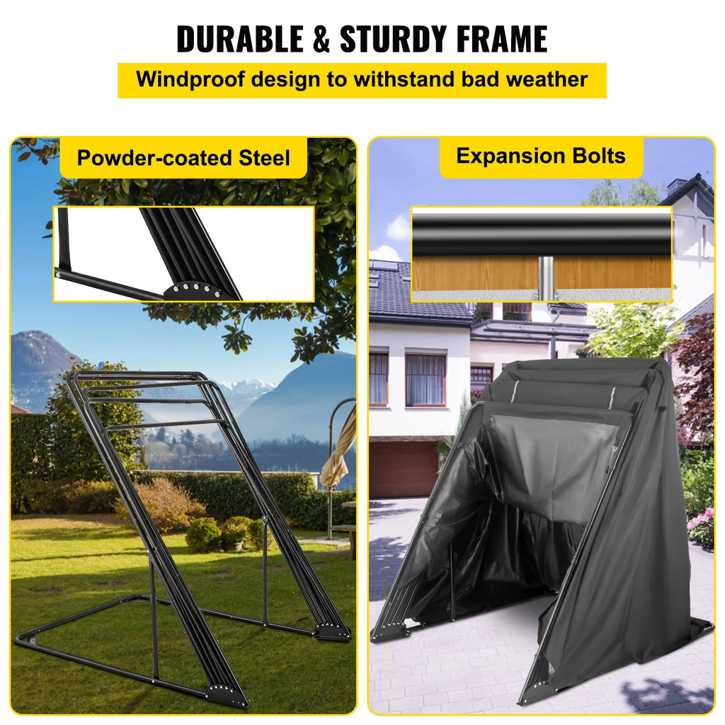 Portable Waterproof Motorcycle Storage Shed C292197