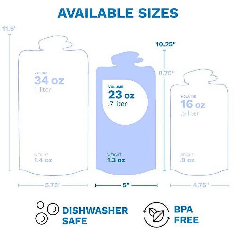 10L Foldable Flexible Water Bottle C5126
