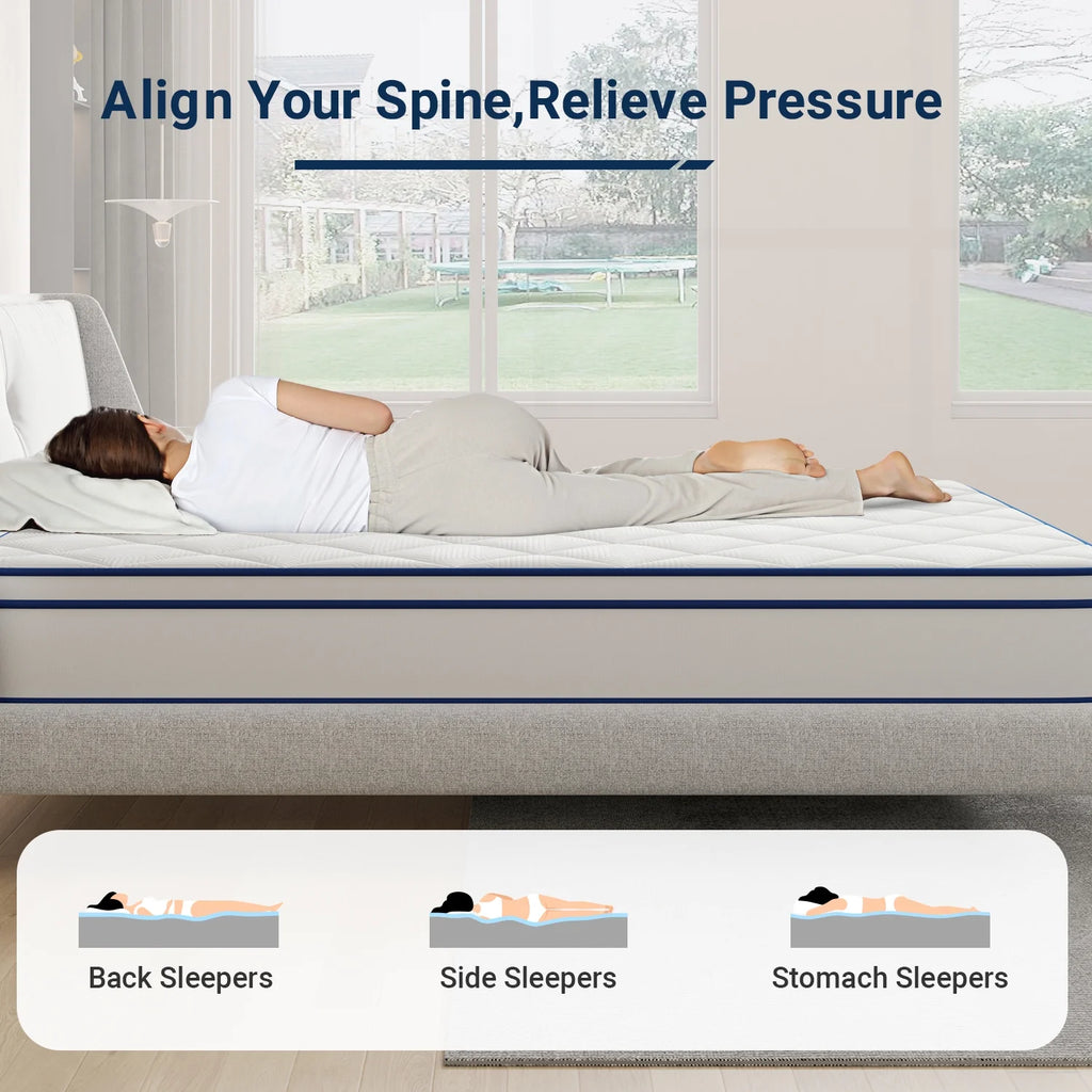 Full Size Gel Memory Foam Hybrid Mattress G832