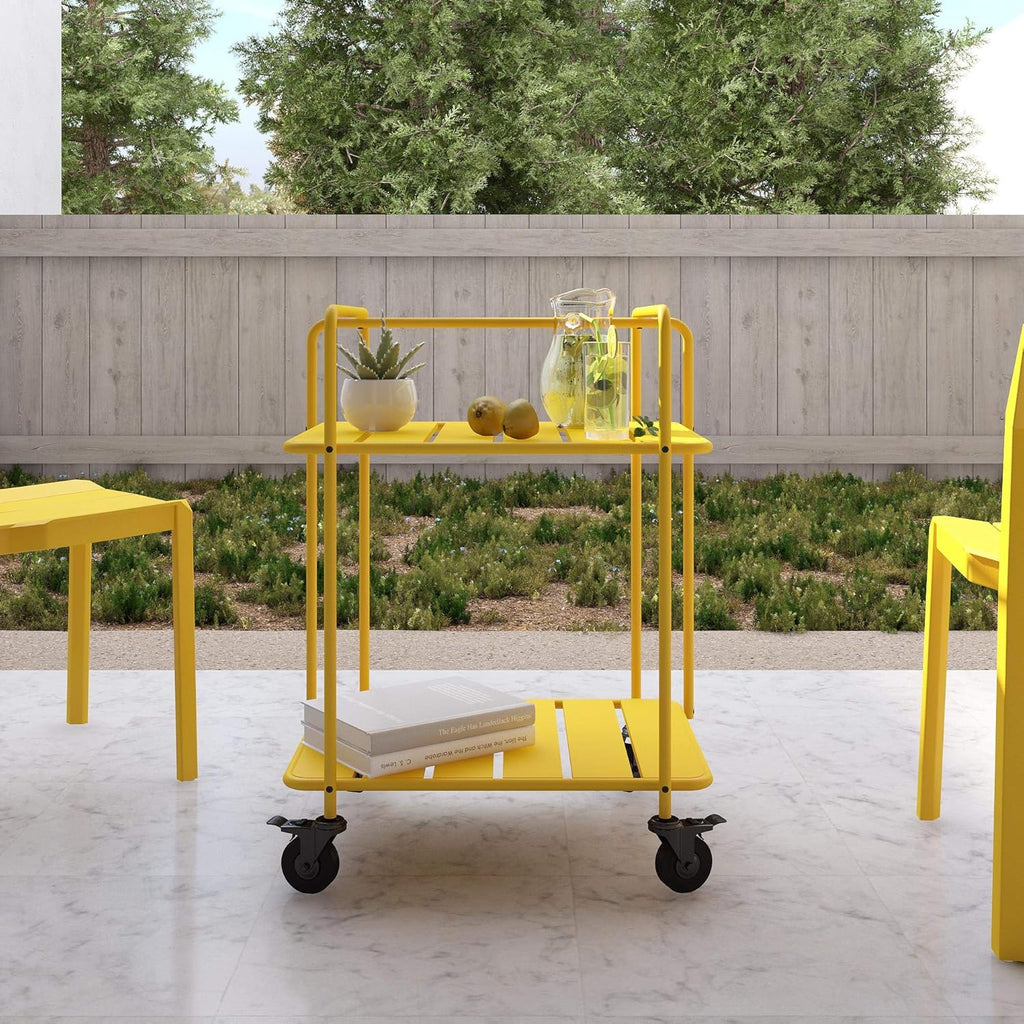 Yellow Outdoor Cart G2339