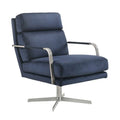 Blue Swivel Accent Chair Y5795