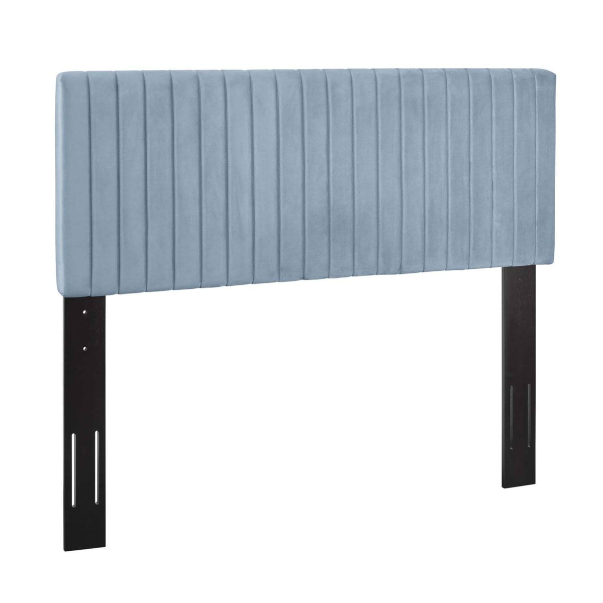 Velvet Headboard in Light Blue O3076