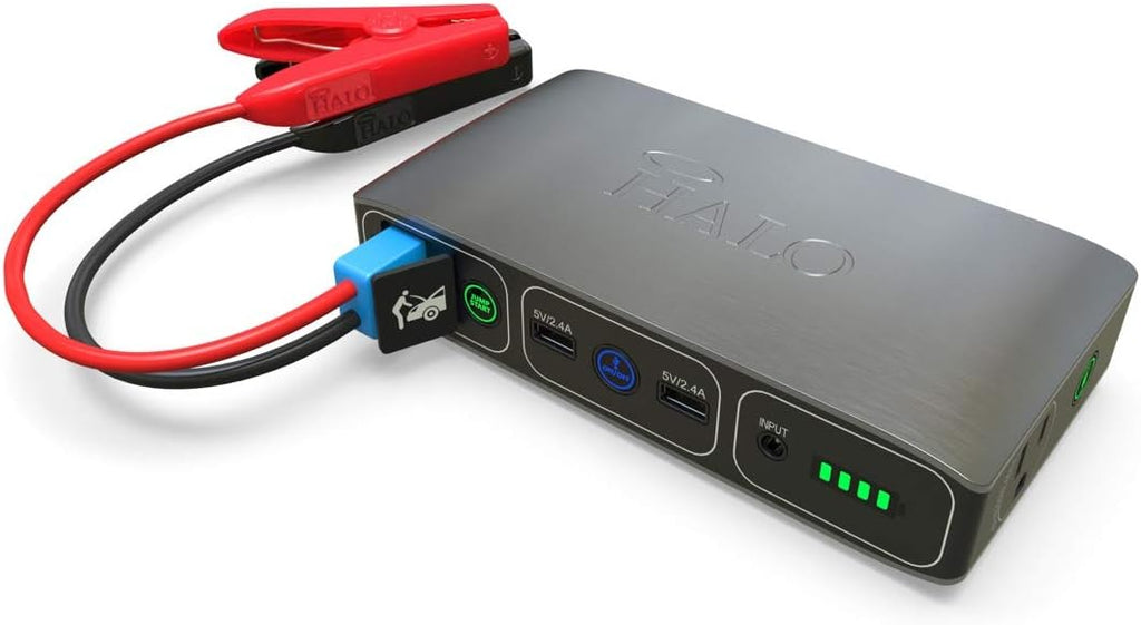 Grey Portable Phone Laptop Charger Car Jump Starter with AC Outlet Pack of 2 F992677