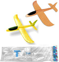 19" Large Gilded Foam Plane (Orange & Yellow 1PK Each) M5457