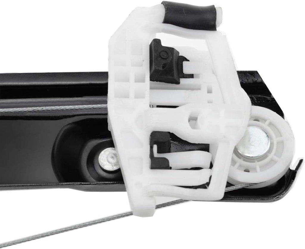 Electric Power Window Regulator Without Motor Rear Left and Right 2-PC Set Pack of 2 N51208