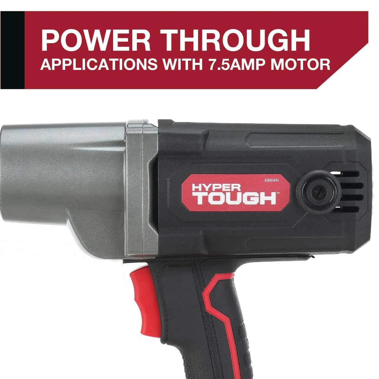 7.5A Corded Impact Wrench with 1/2 inch Anvil U818