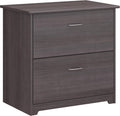 2 Drawer Lateral File Cabinet, Heather Gray E856