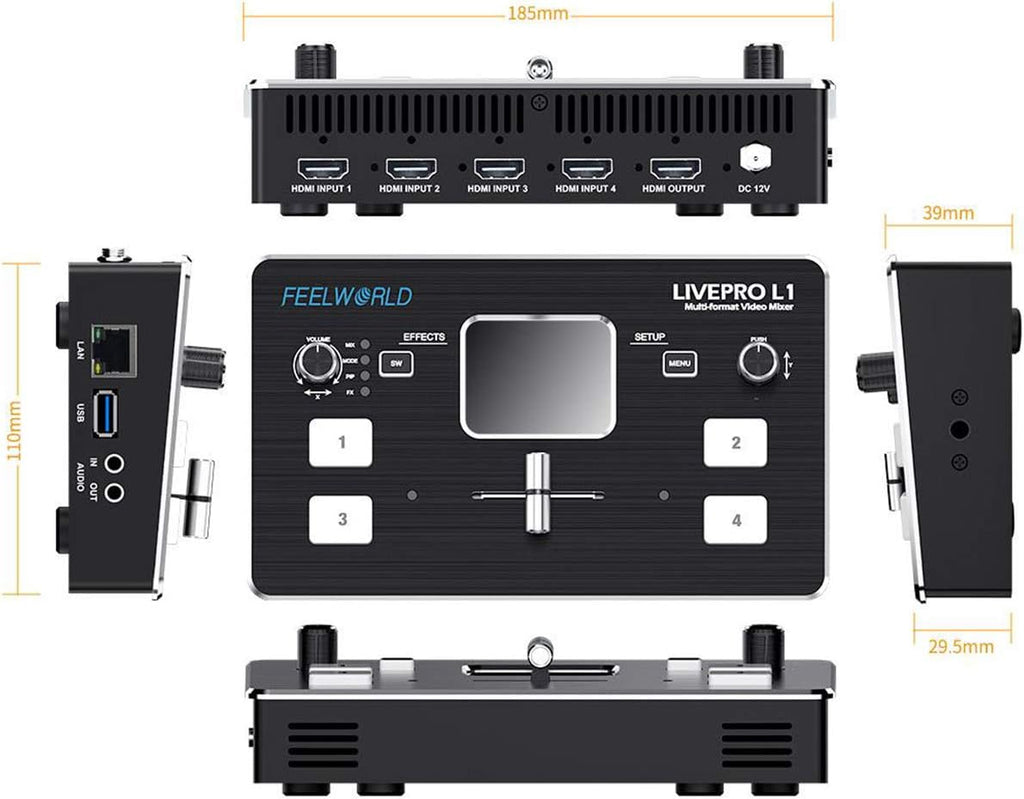 Multicamera Video Switcher with 4 x HDMI inputs J9631