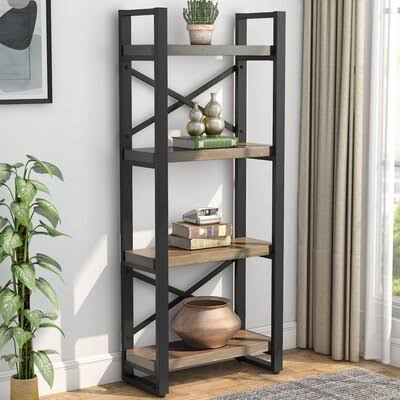 Solid Wood Etagere Bookcase E377998