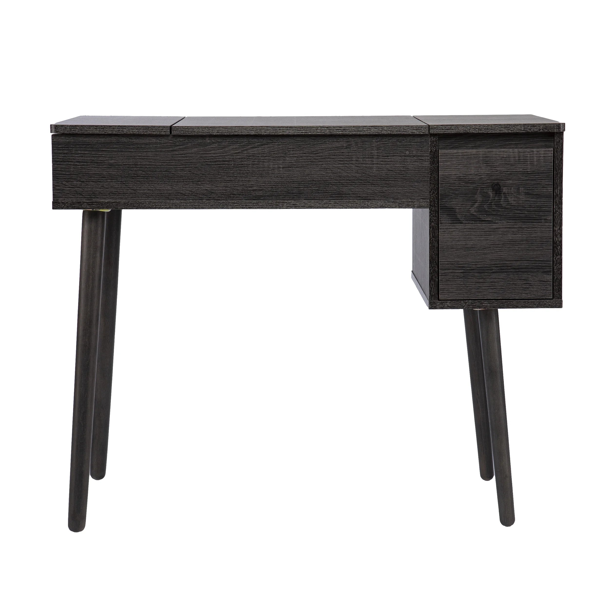 Storage Vanity with Mirror Freestanding Vanity Desk L826651