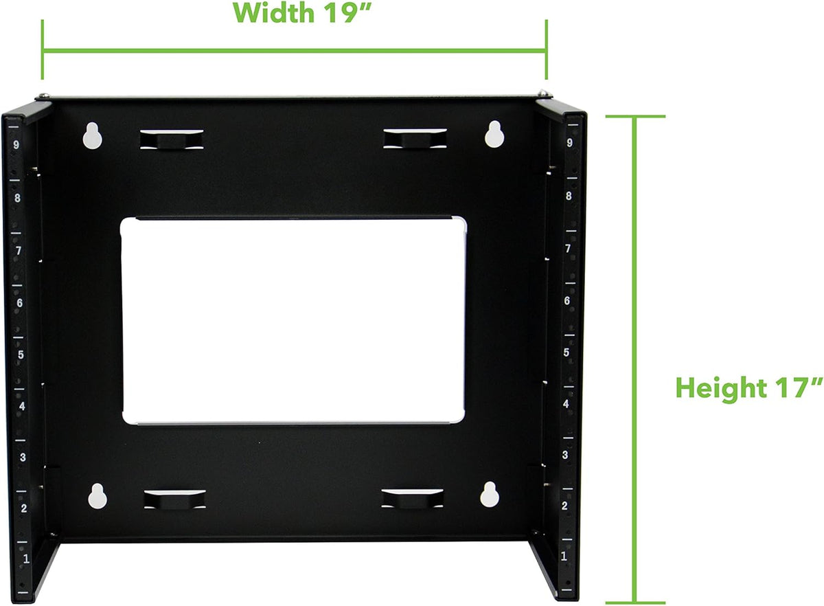 9U Wall Mount Bracket Network Equipment Rack 19 Inch G951803