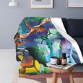 Queen Size Flannel Fleece Throw Blanket L6250