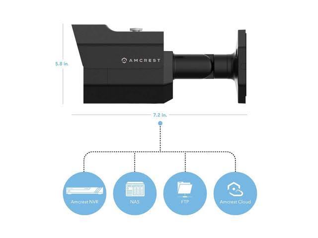 4MP Outdoor PoE Bullet Security Camera S70849