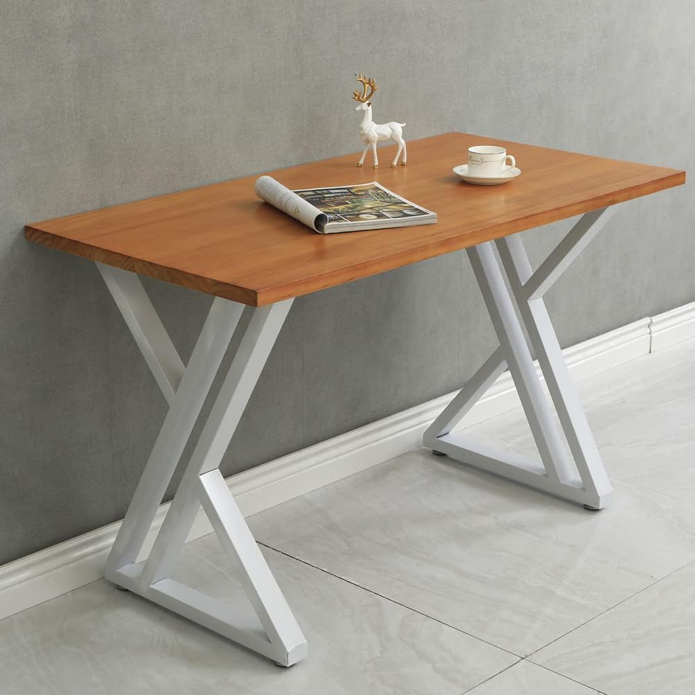 K Shape Black Metal Table Legs 1 Set of 2 pcs I78213