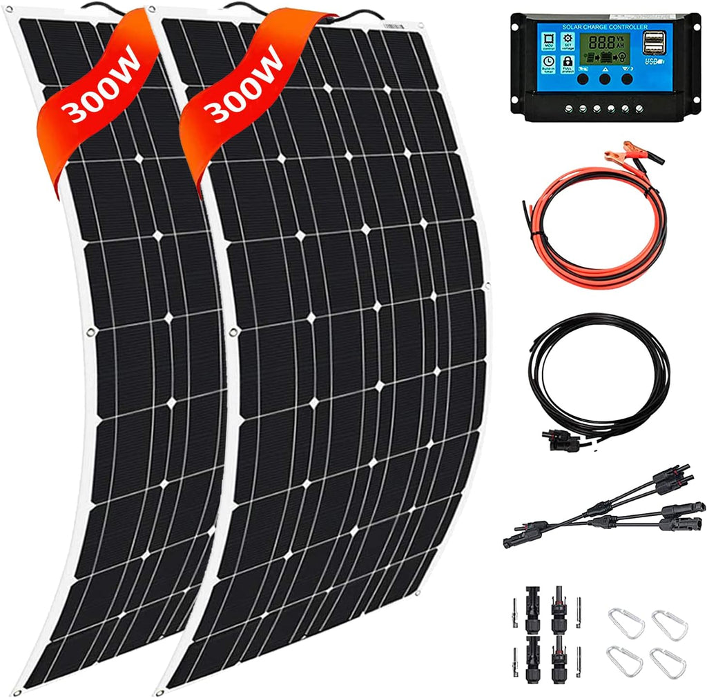 400 Watt Flexible Monocrystalline Solar Panel Kit B797