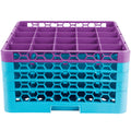25 Compartment Lavender Glass Rack with 4 Extenders L14637